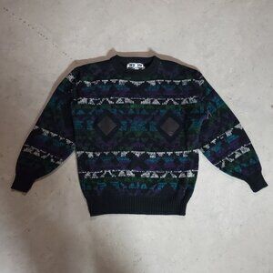 VINTAGE Hi-Yu Cable-Knit Sweater.